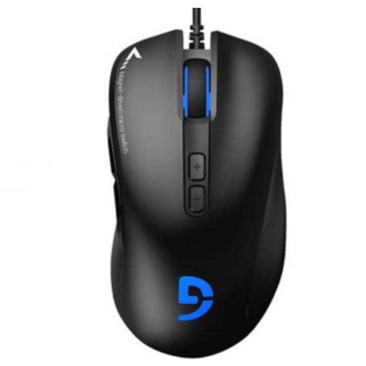 Fuhlen G90 Optical magnetic touch technology wired gaming mouse,unique technology mouse-Black