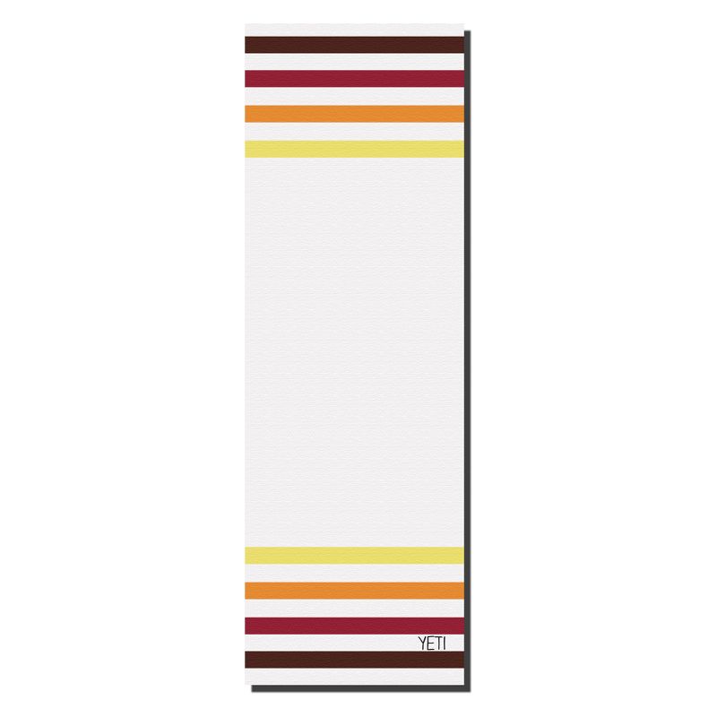 Yeti Yoga Mat - White/Yellow (6mm)