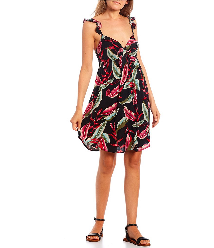 Volcom In Tha Tropics Sleeveless Minidress