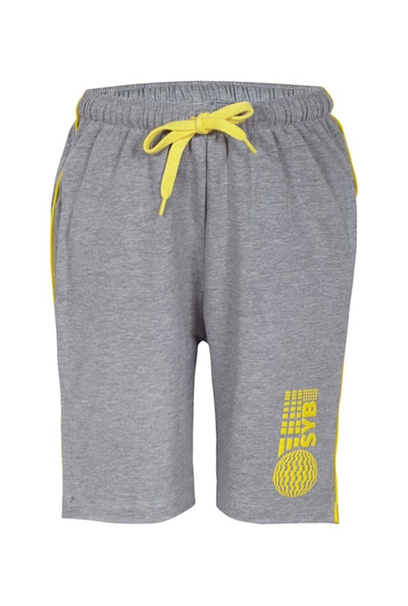 Superyoung Boys Grey Textured Bermuda