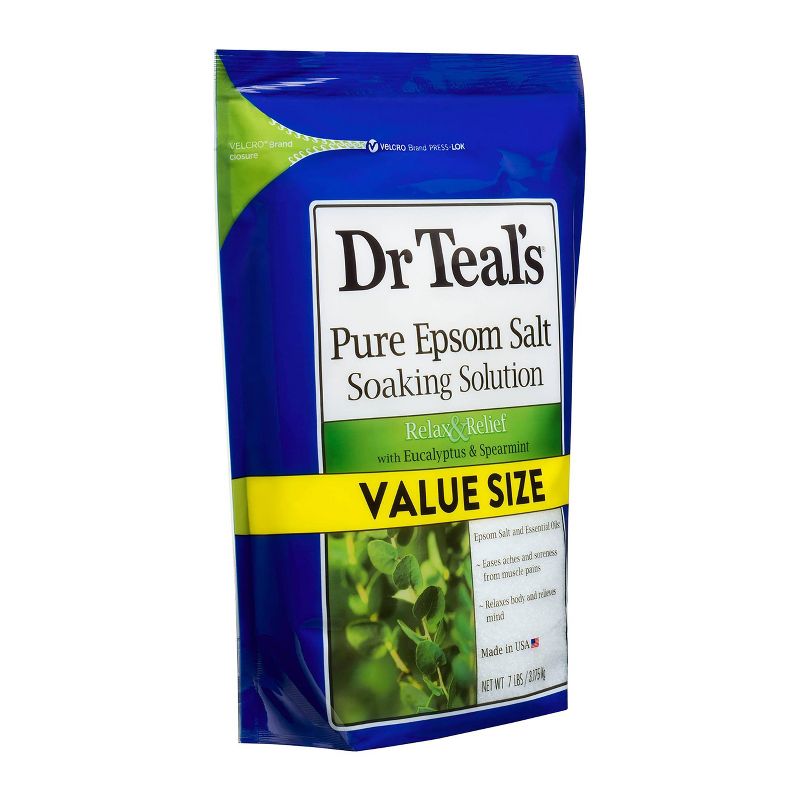 Dr Teal's Eucalyptus Pure Epsom Salt Soaking Solution - 7lbs