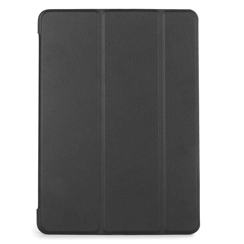 Bear Motion Silicon Case for New iPad 9.7 2018/2017 with TPU Front Cover Stand Support Auto Sleep Function (New iPad 9.7 2018, Black)
