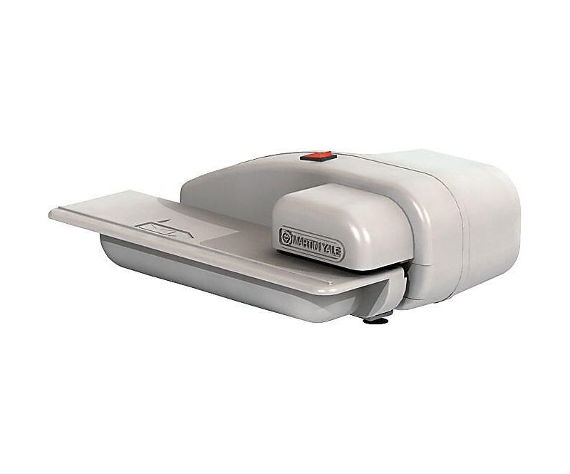 Martin Yale Model 1628 Electric Desktop Letter Opener 7 3/4" Gray 