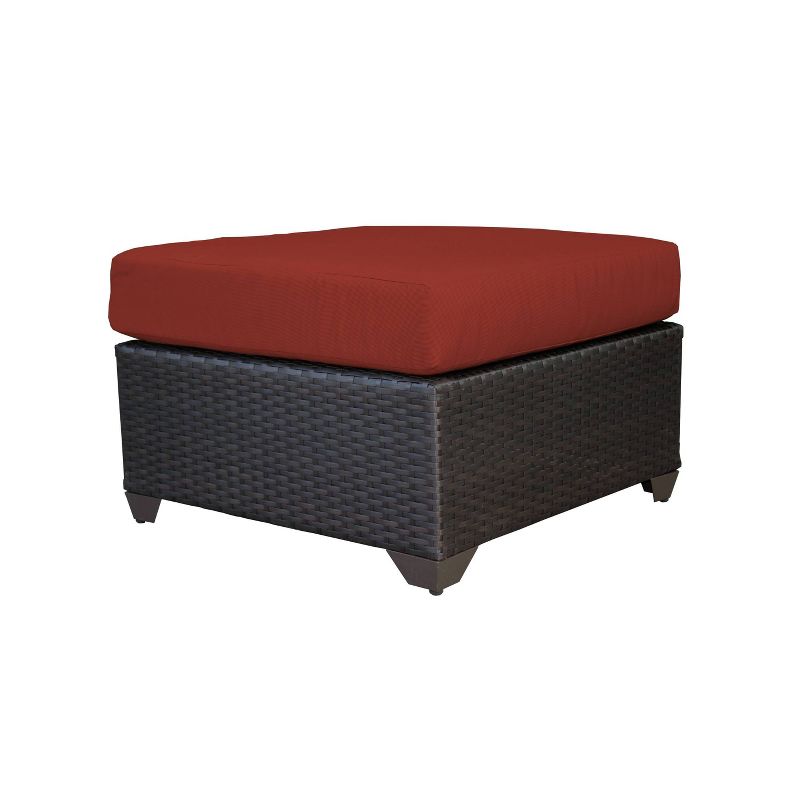 3pc Outdoor Wicker Conversation Set with Sofa Chairs & Table - Crestlive Products