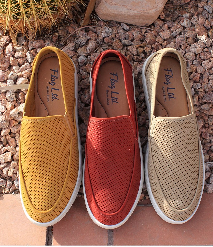 Flag LTD. Men's Belmont Perf Gore Slip-Ons