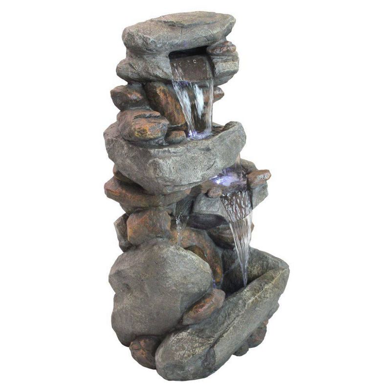 Cathedral Rocks Cascading Fountain - Acorn Hollow