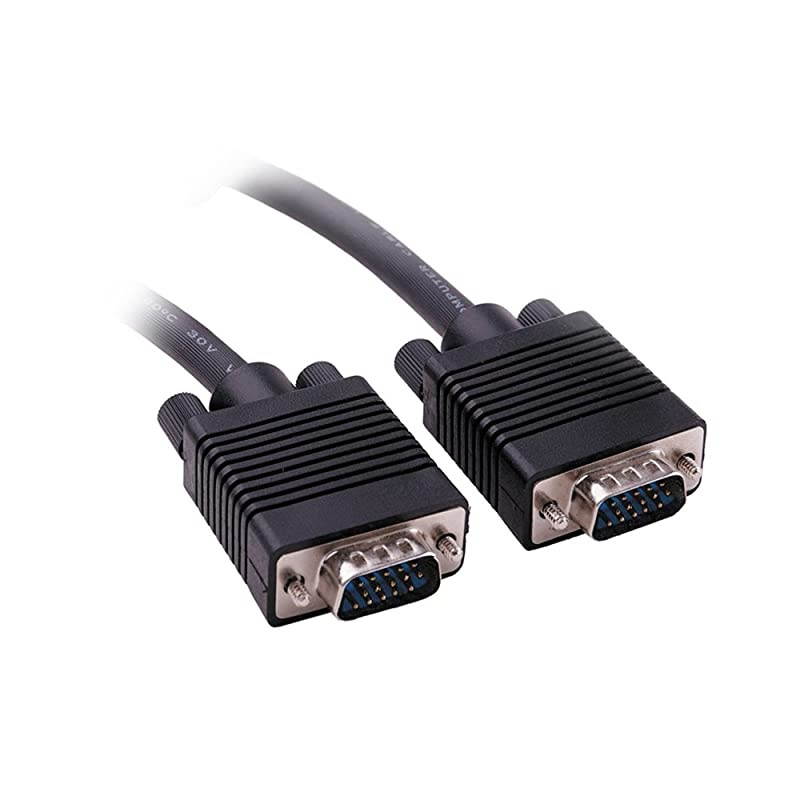 6 Feet, Standard 15-Pin VGA Male to VGA Male Cable, CNE63127