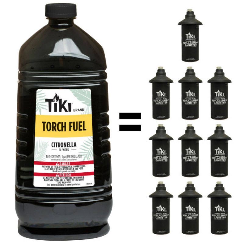 128oz Easy Pour Citronella Scented Torch Fuel - TIKI