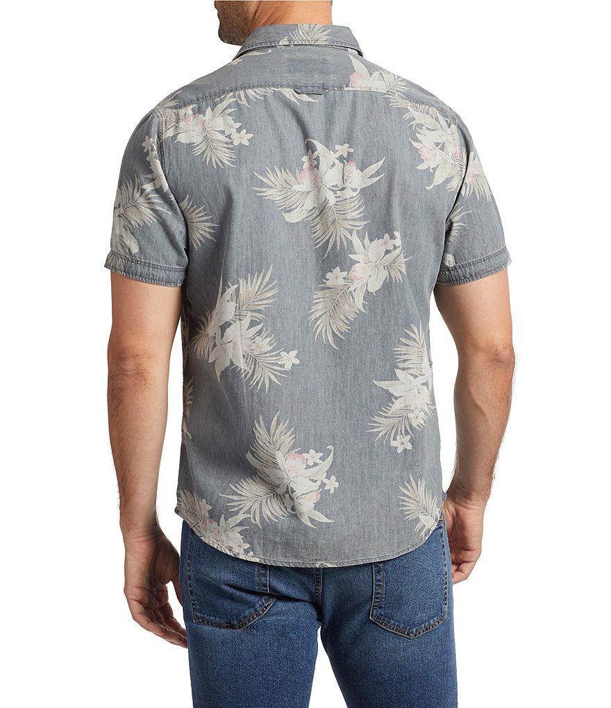 Flag and Anthem Kenly Vintage Floral Short-Sleeve Woven Shirt