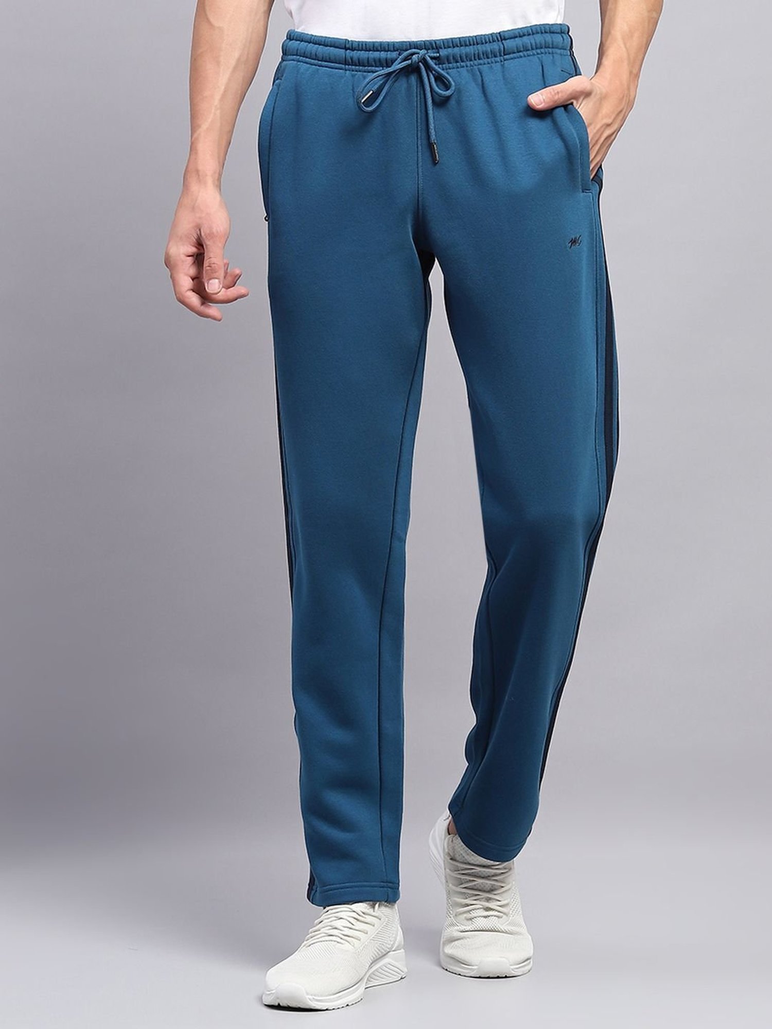 Rock.It Blue Regular Fit Printed TrackSuit