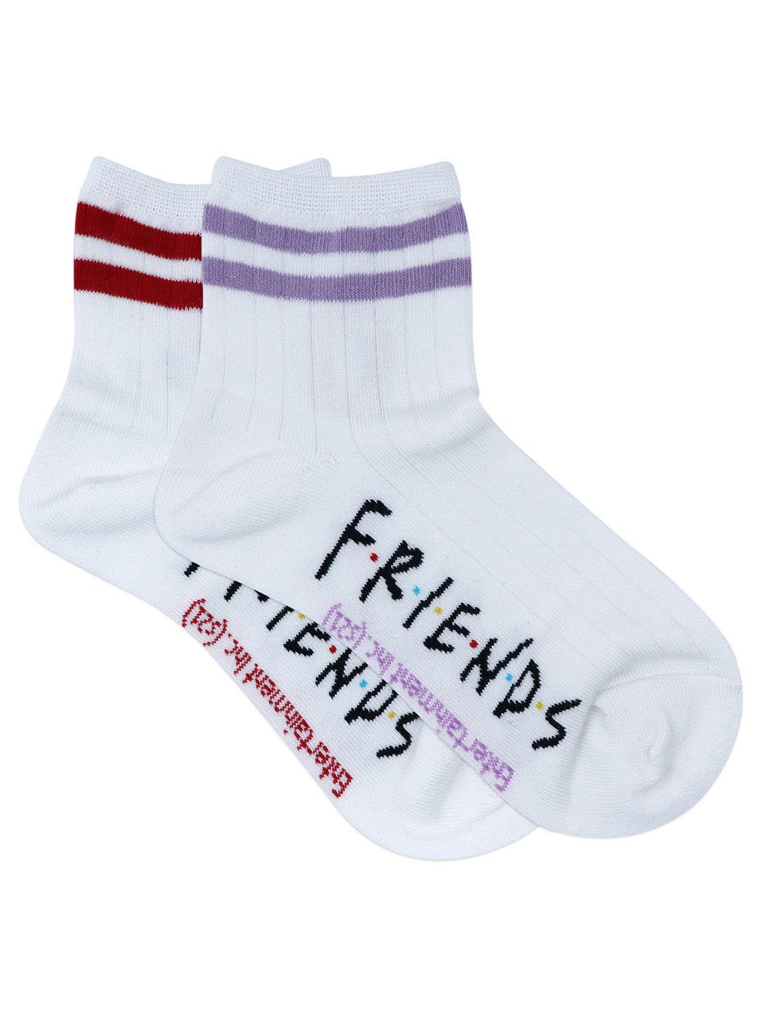 BALENZIA Multicolor Printed Socks (Pack Of 2)