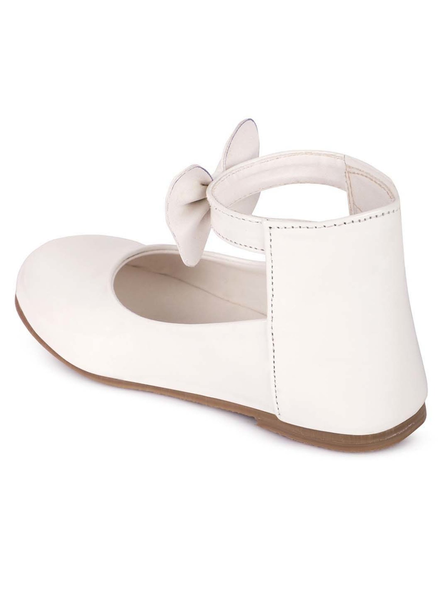Minesole Kids White Mary Jane Shoes