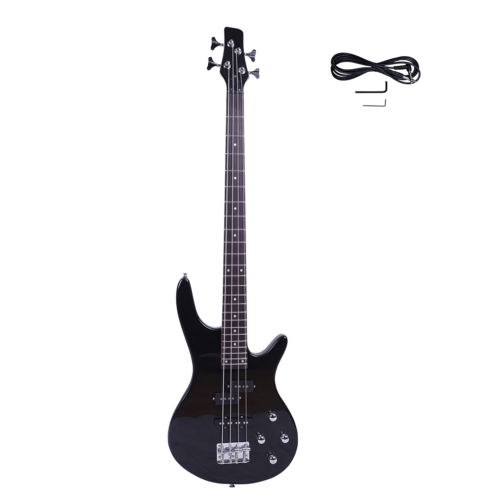 New Black 4 Strings Electric IB Bass Guitar