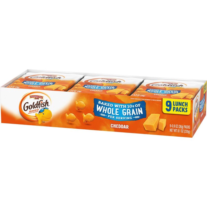 Pepperidge Farm Goldfish Whole Grain Cheddar Crackers - .9oz/9ct