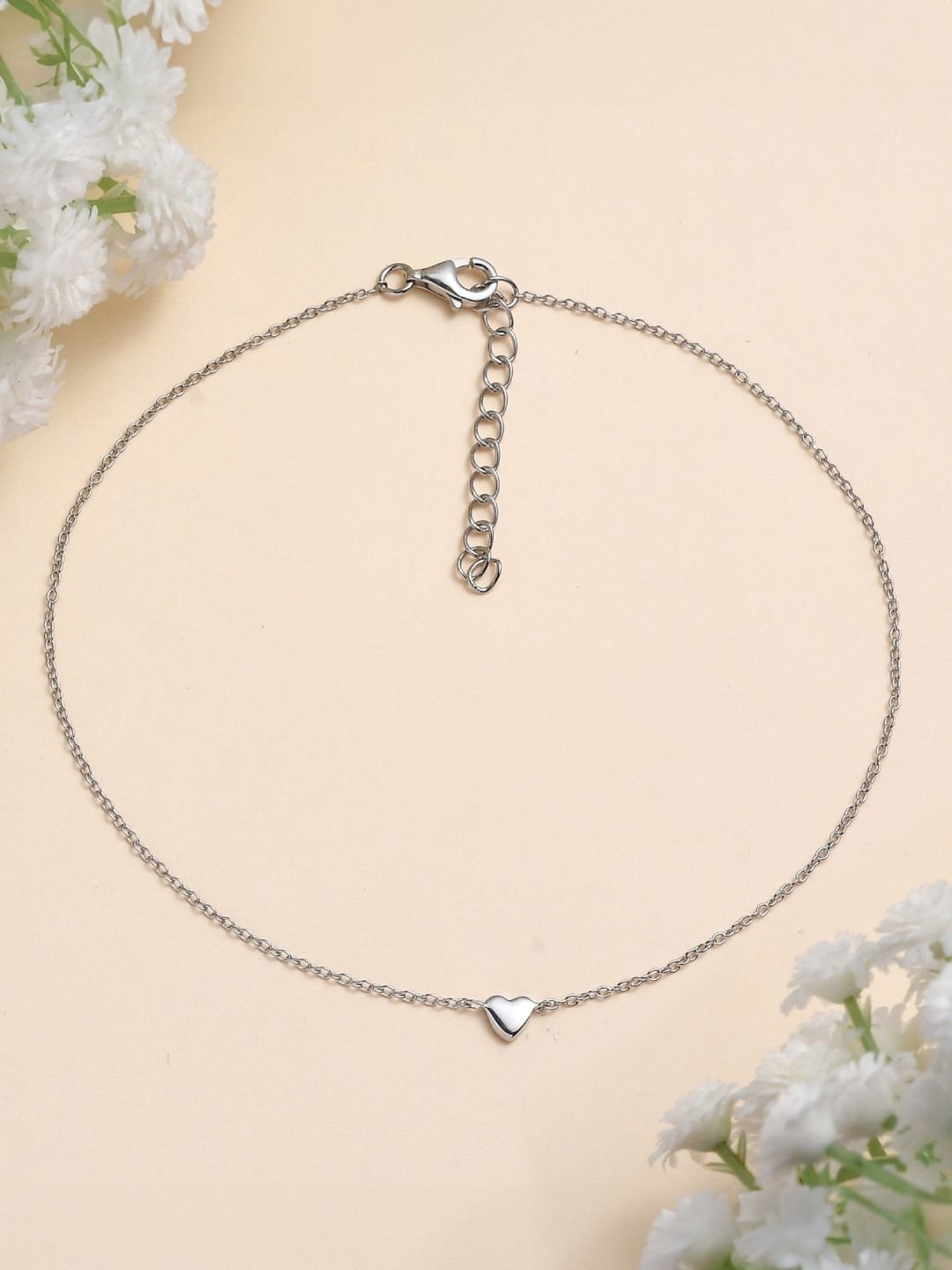 Silberry 92.5 Sterling Silver Isabelle Anklet