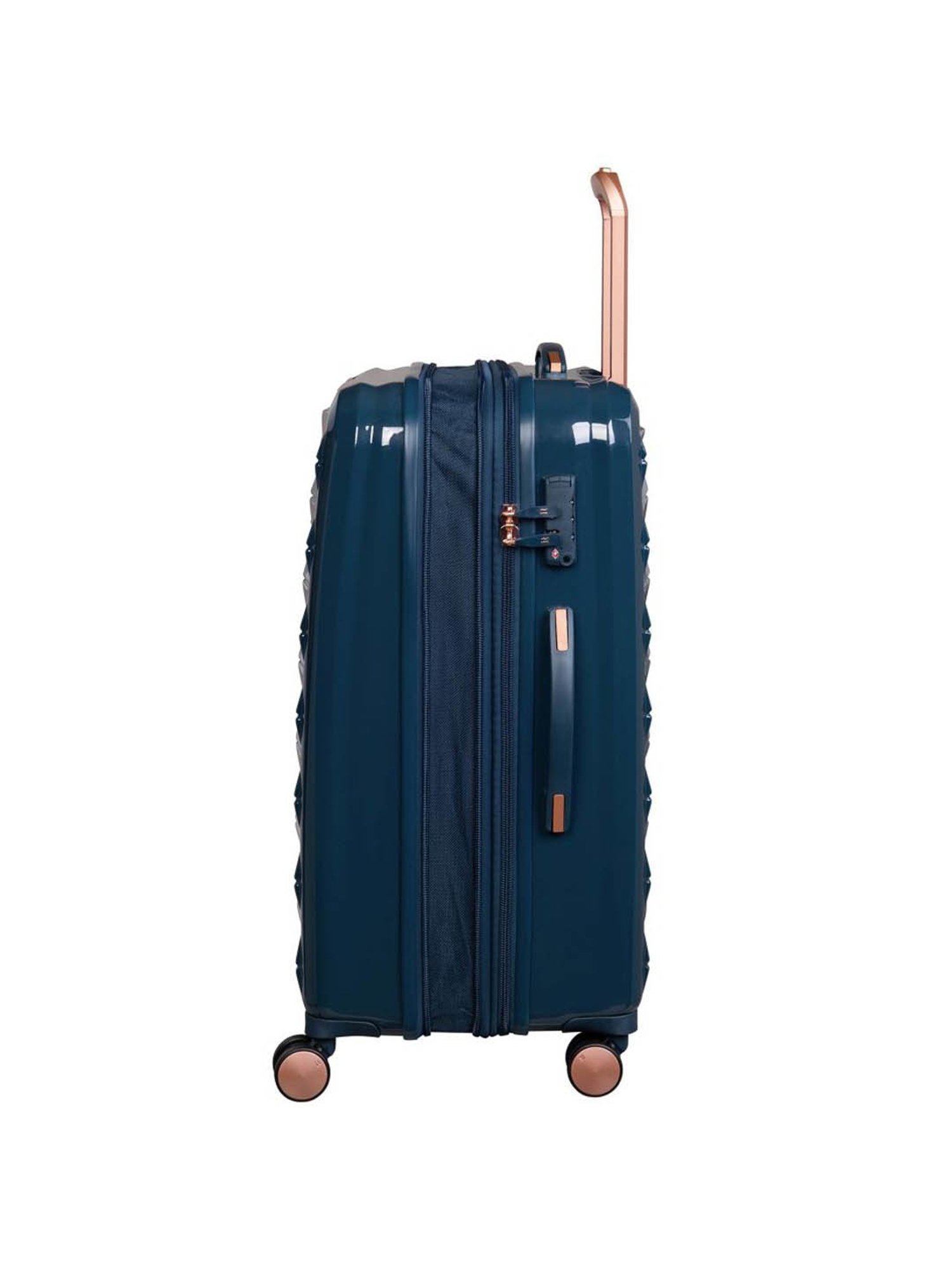 it luggage Certify Blue Combo-28 & 20 inches Expandable Hardsided Luggage Trolley with TSA Lock