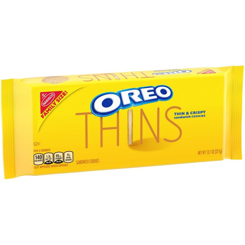 Oreo Thins Golden Sandwich Cookies Family Size - 13.1oz