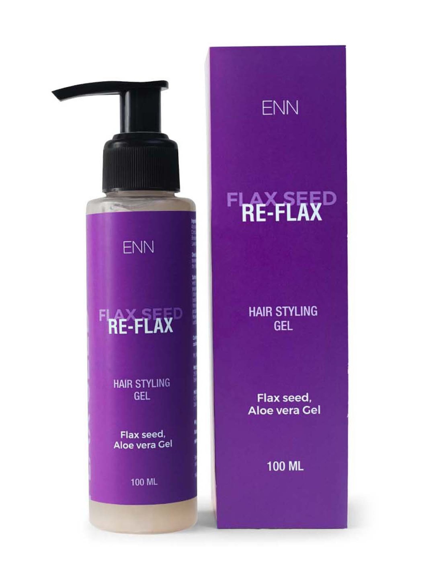 Enn Re-Flax Flax Seed Hair Styling Gel - 100 ml