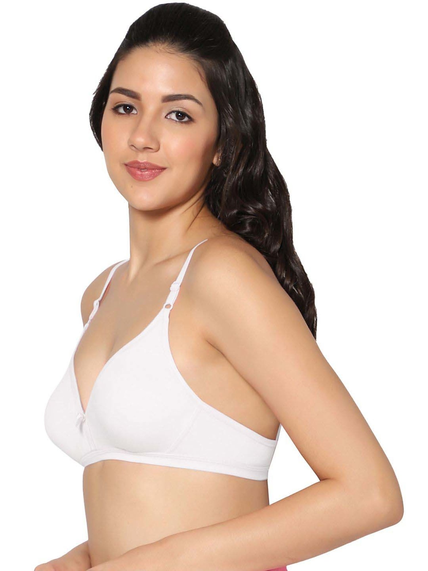 IN CARE Brown & White Cotton T-Shirt Bras - Pack Of 2