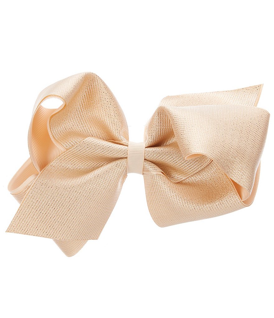 Edgehill Collection Little Girls Sparkle Satin Bow Wrap Headband