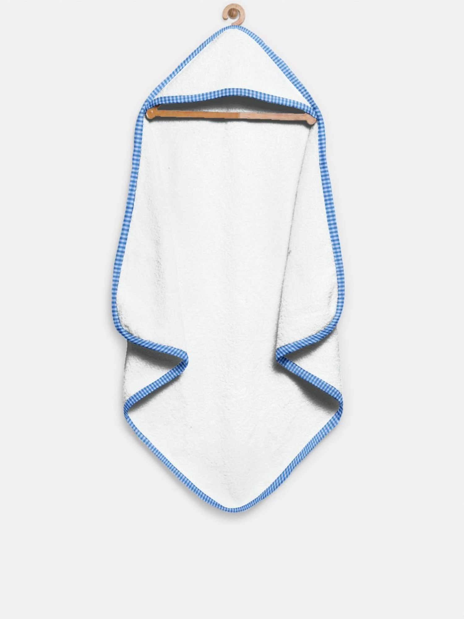 The Baby Atelier White & Blue Towel Set
