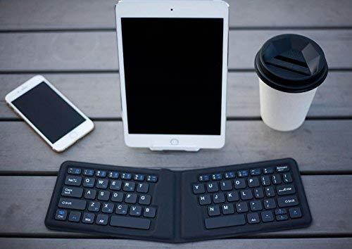Kanex K166-1128 MultiSync Foldable Travel Bluetooth Wireless Keyboard