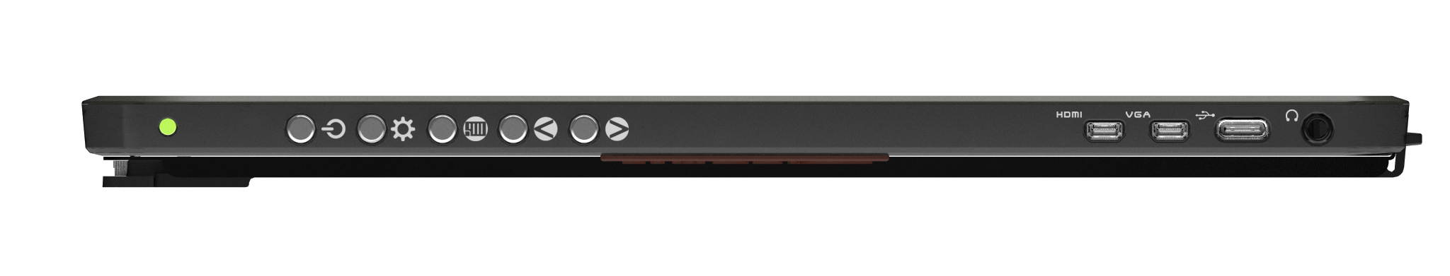 GeChic 1503E 15.6" FHD 1080p Portable Monitor HDMI, VGA Input, USB Powered, Ultralight Weight, Built-in Speakers