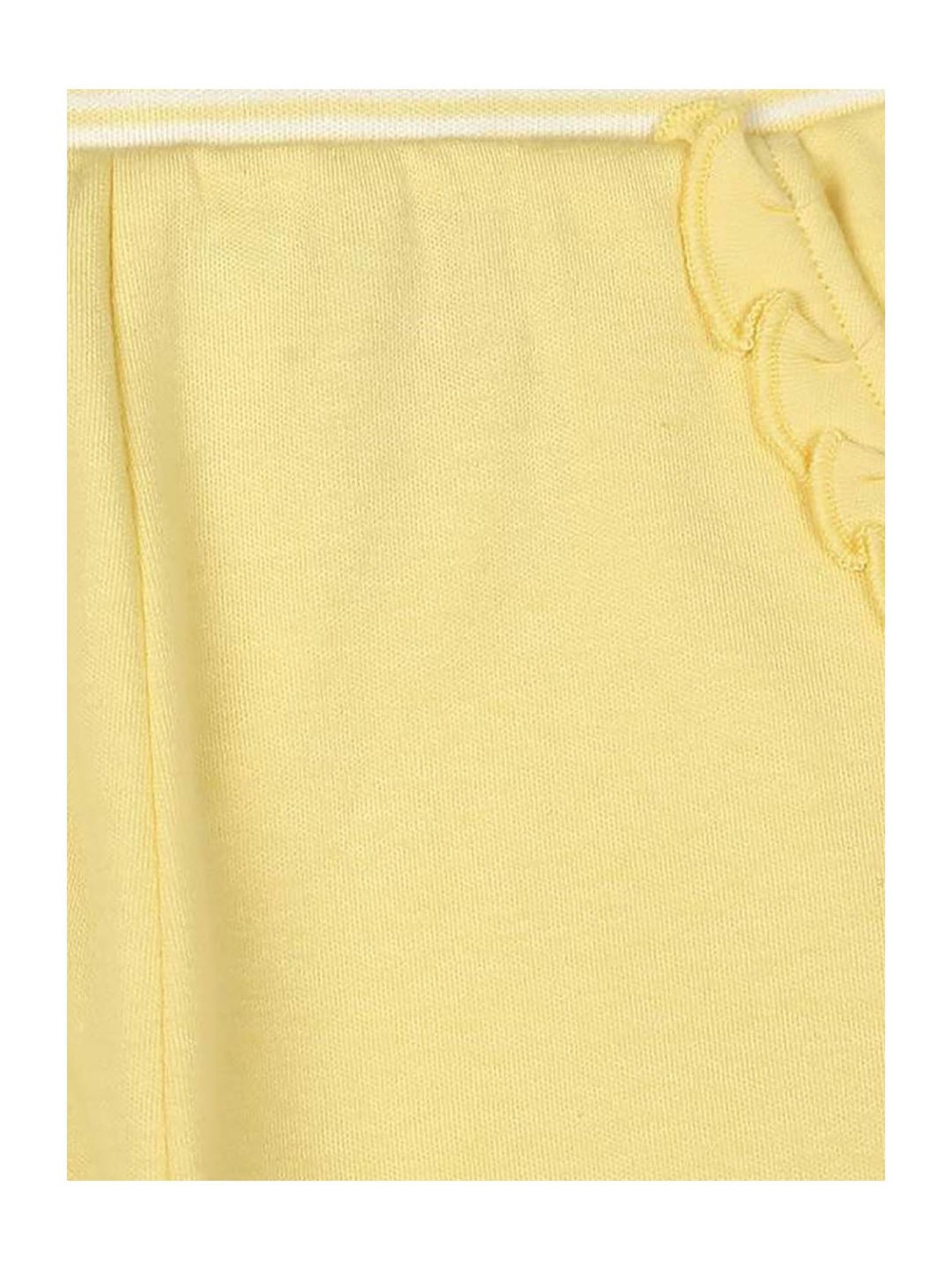 H by Hamleys Infants Girls Light Yellow Solid Joggers
