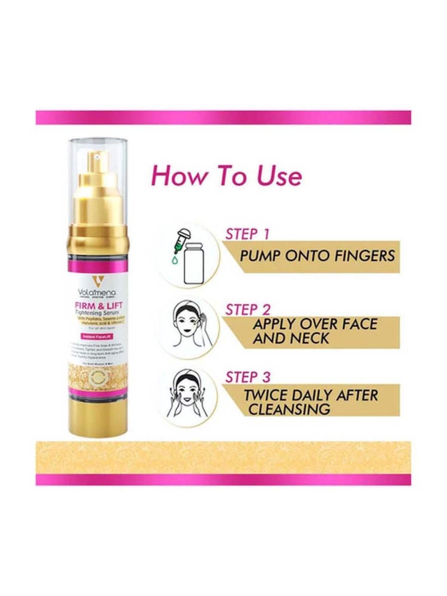 Volamena Firm And Lift Skin Tightening Serum - 50 ml