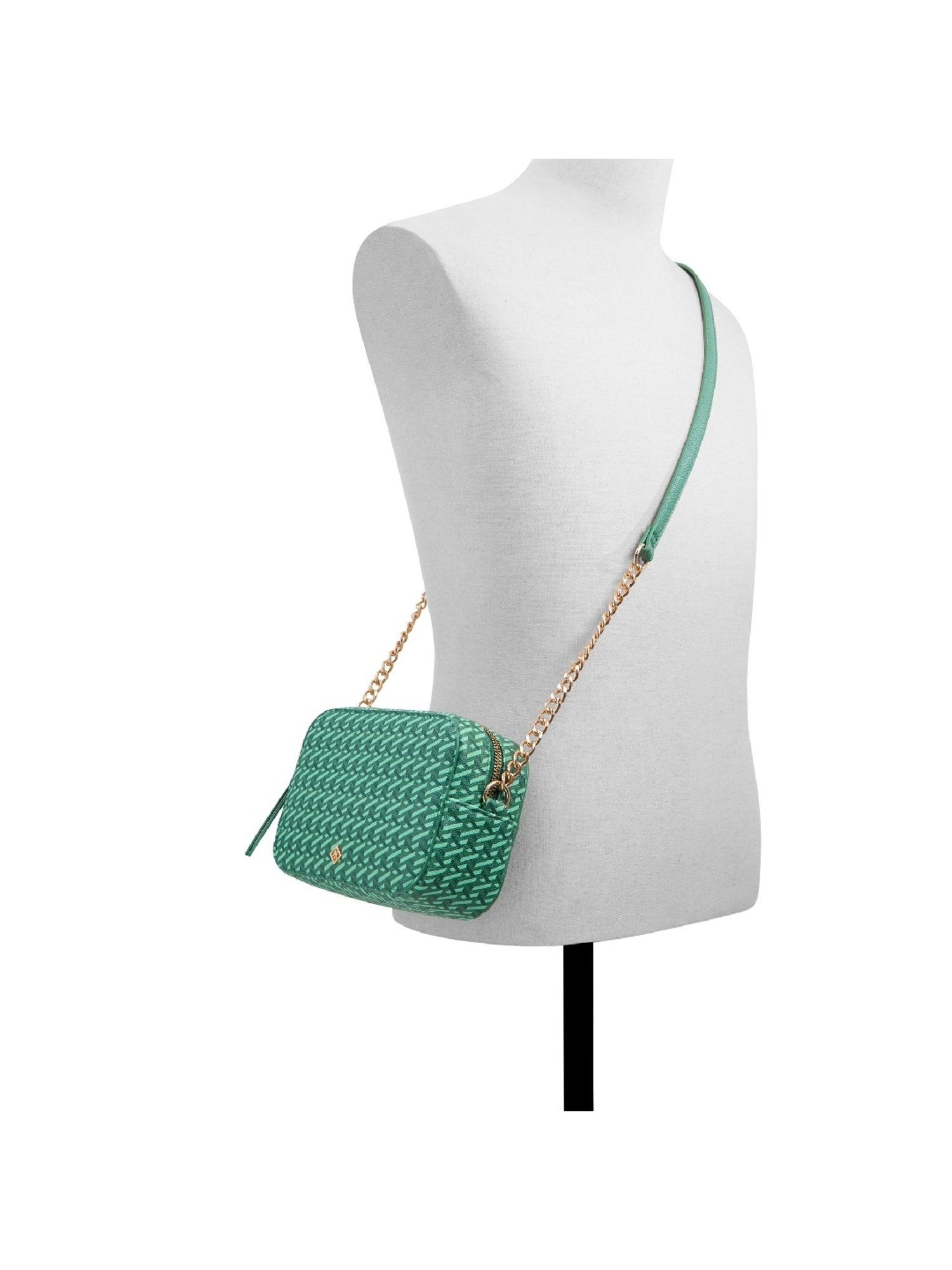 Call It Spring Green Printed Small Sling Handbag