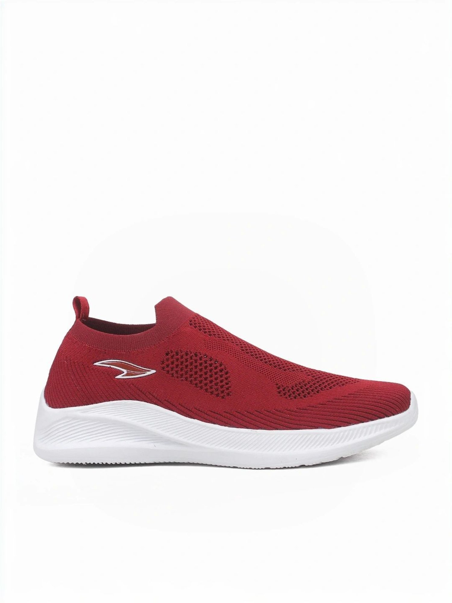 Asian Men's Maroon Walking Shoes