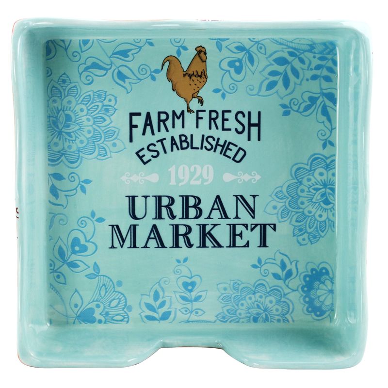 Juvale Rustic Wooden Napkin Holder for Tables (7.5 x 7.5 In)