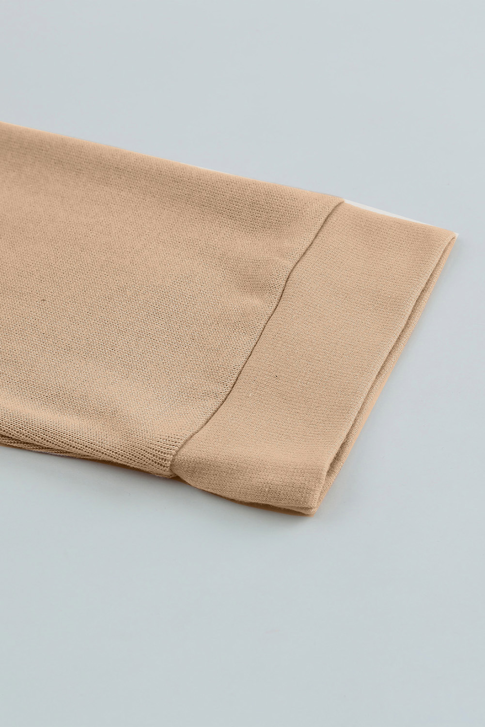 Pink Sequins Candy Cane Round Neck Sweatshirt