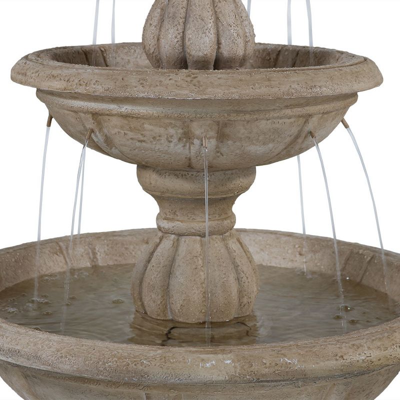 Ceramic Cascading Vines Garden Fountain - Acorn Hollow