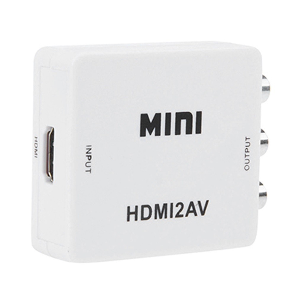 Mini Composite HDMI to CVBS RCA AV Video Converter Adapter Video Converter Box Old TV HD 1080p HRCA HD Video Converter