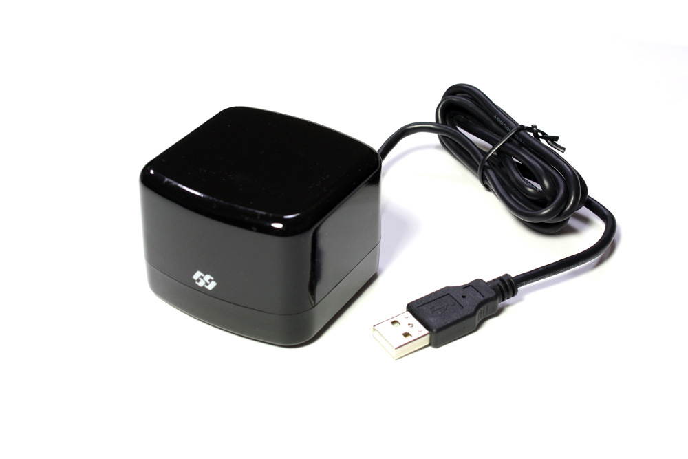 Vibro Sound System Portable USB Speaker resonant sound thru surface Vibration Technology, Black Color