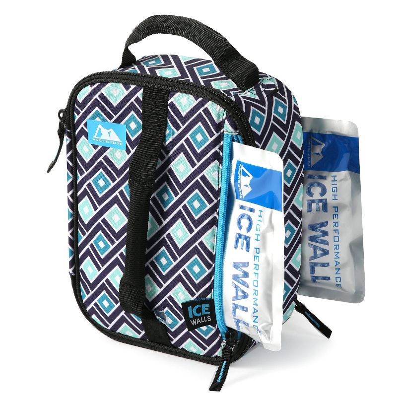 Arctic Zone Kids' Ice Walls Upright Lunch Box Set - Tabatha Diamonds