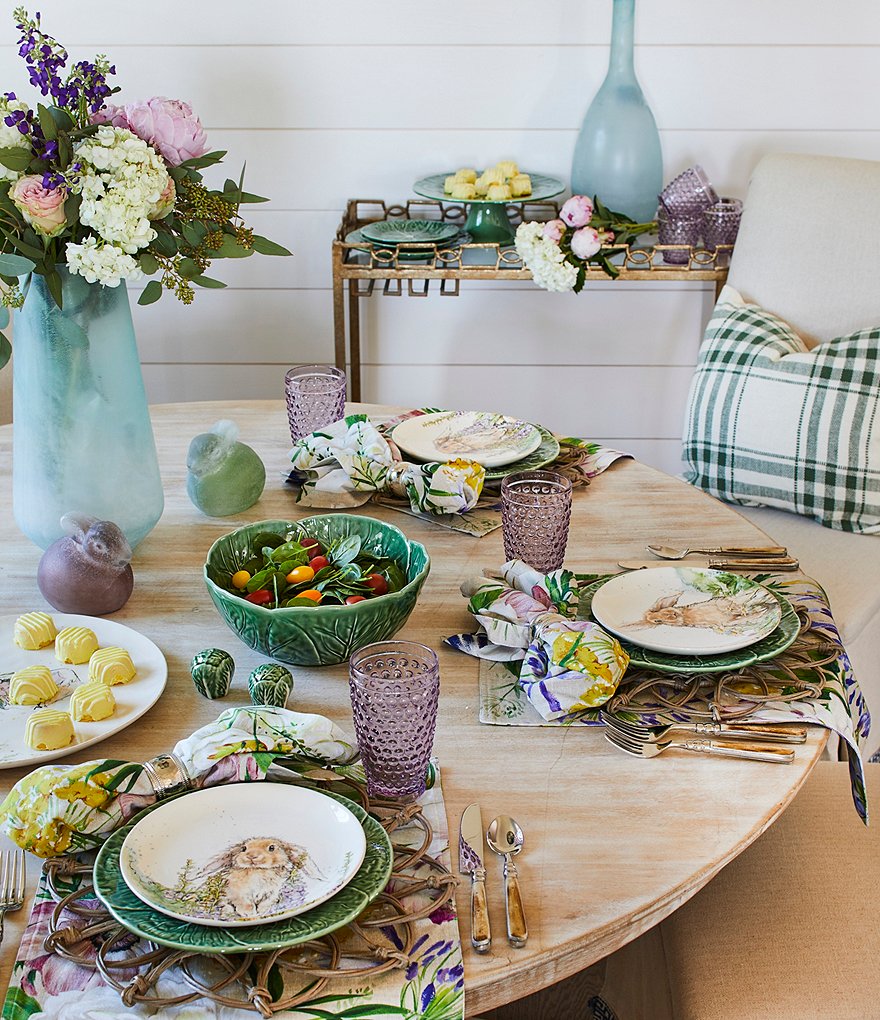 Southern Living Natural Bone 20-Piece Stainless Steel Flatware Set