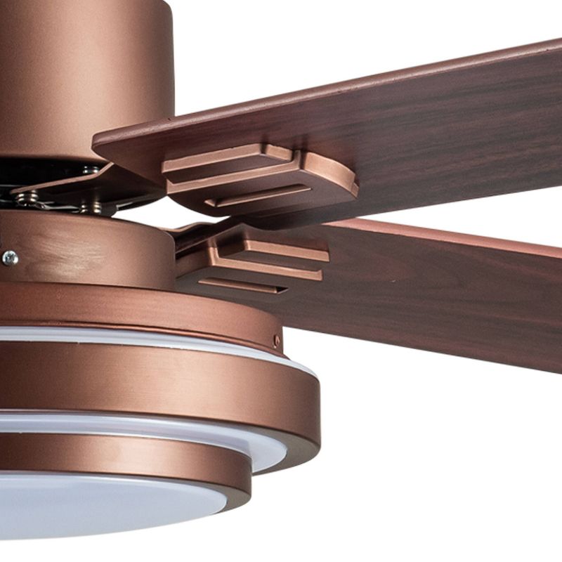 51" LED 4-Blade Adiar Integrated Ceiling Fan - River of Goods