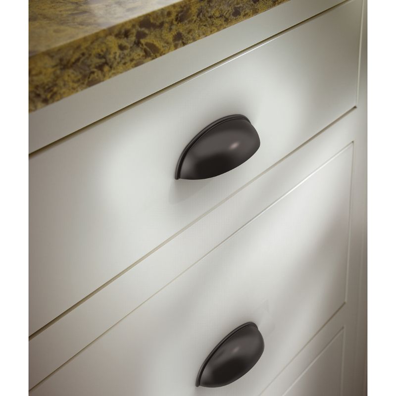 Franklin Brass 10pk 3" Contemporary Cup Pull Dark Bronze