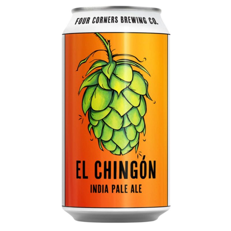 Four Corners El Chingón IPA Beer - 6pk/12 fl oz Cans