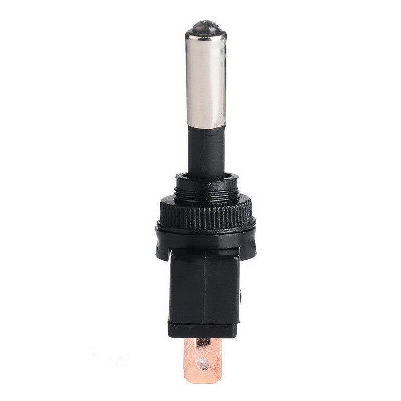 12V 20A Car Auto Green LED Light Toggle Rocker Switch 3Pin SPST ON/OFF Switches