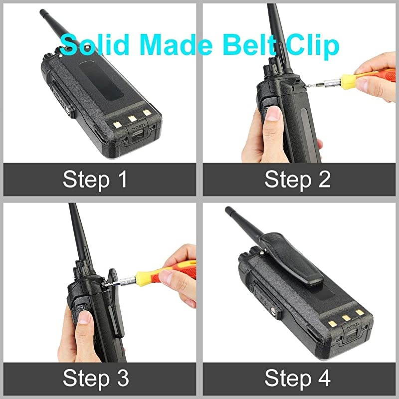 Case of 10 RT48 Waterproof Walkie Talkies Long Range VOX Emergency 2 Way Radio for Adults Rechargeable