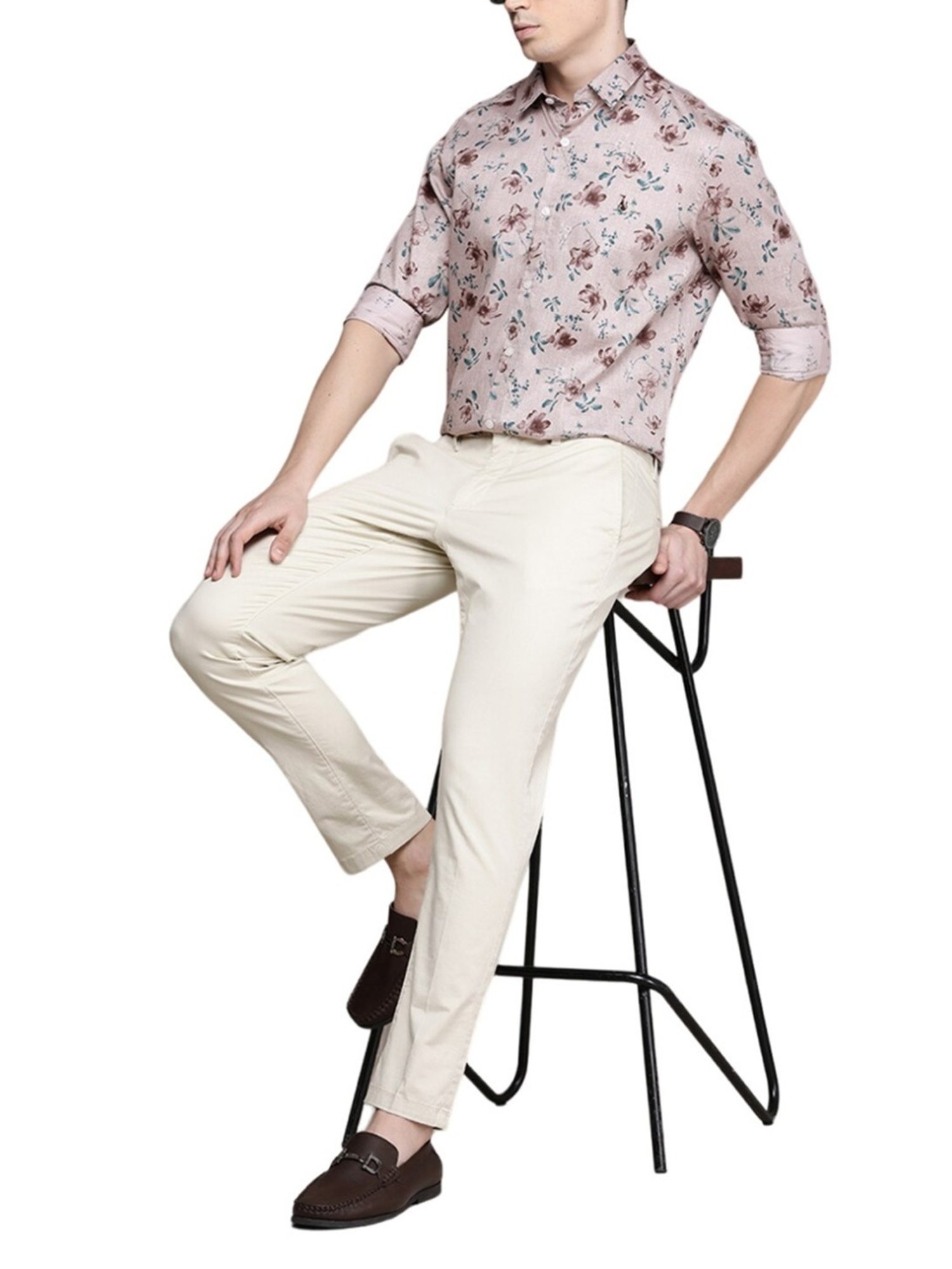 Simon Carter London Multi Floral Print Slim Fit Shirt