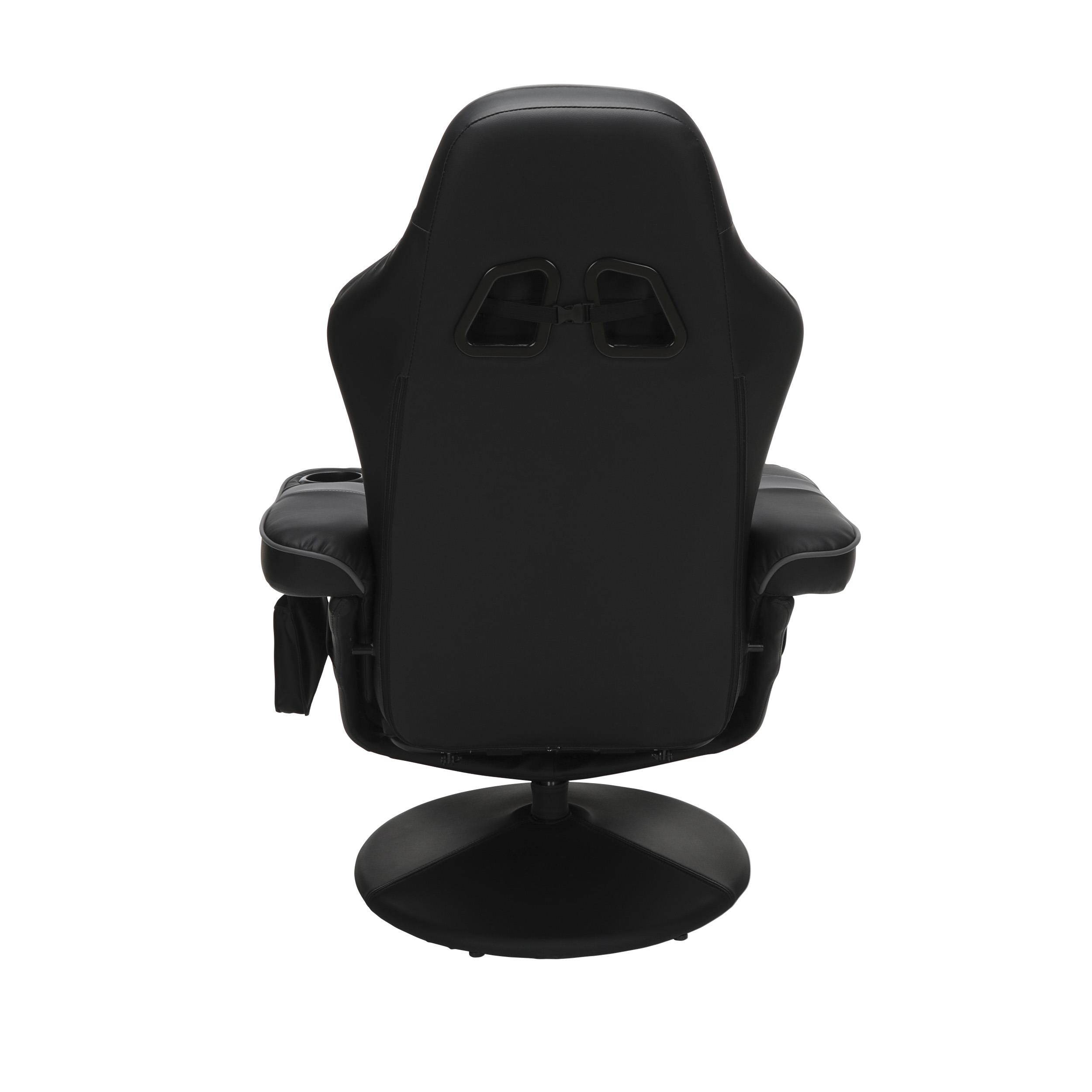 RESPAWN-900 Racing Style Gaming Recliner, Reclining Gaming Chair, in Gray (RSP-900-GRY)