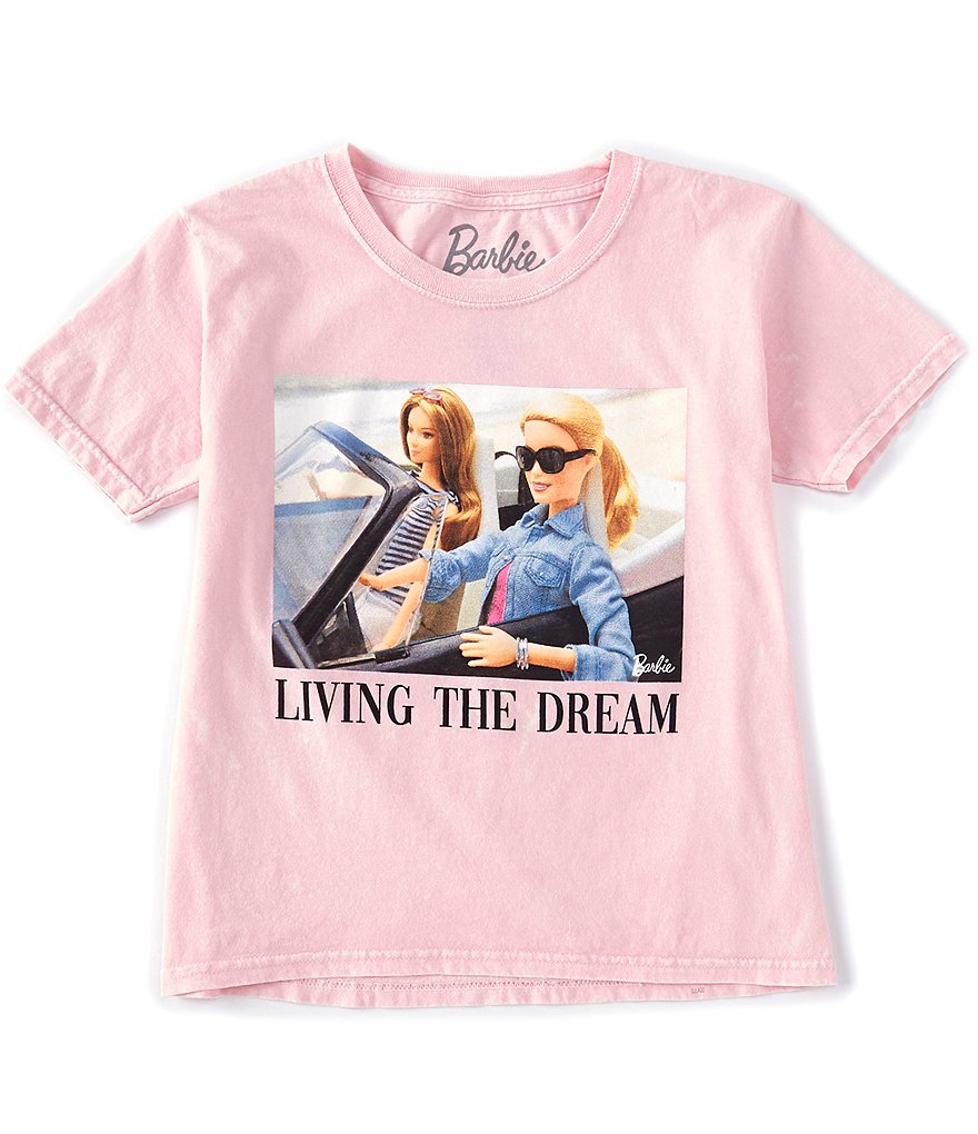 Barbie Big Girls 7-16 Short-Sleeve Living The Dream Jersey Tee