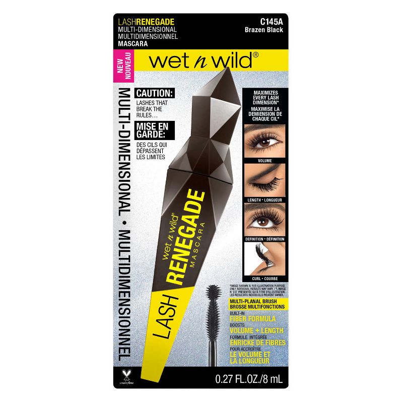 Wet n Wild Lash Renegade Mascara Black - .27oz