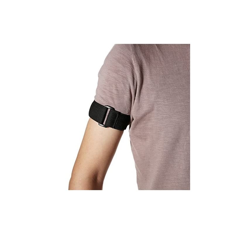 Universal Elastic Adjustable Sport Armband Strap for All Models IPO with Silicone or Leather Case with Armband Slots (Black)