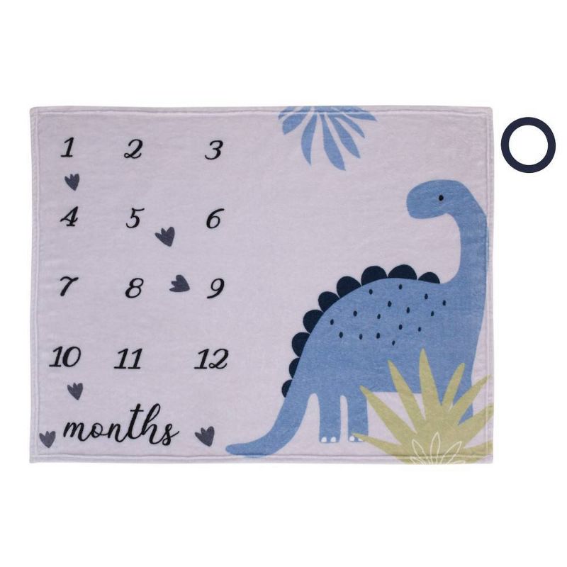 Carters Dino Adventure Milestone Blanket