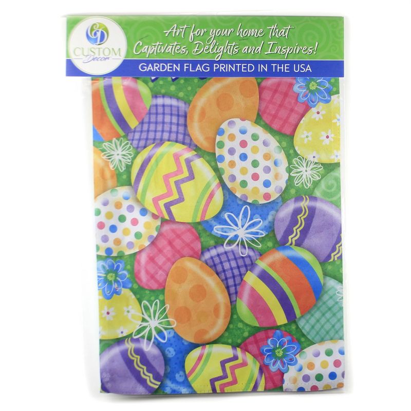 Home & Garden 17.75" Easter Egg Hunt Garden Flag Printed In The Usa Custom Decor  -  Flags